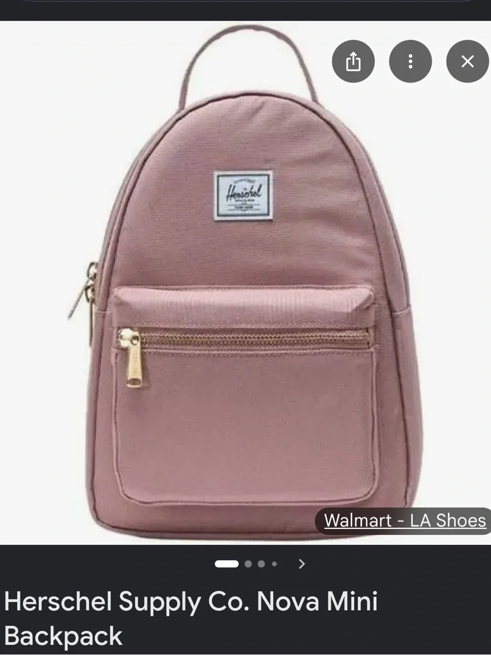 Herschel Supply Co. Nova Mini Rose Mauve Backpack